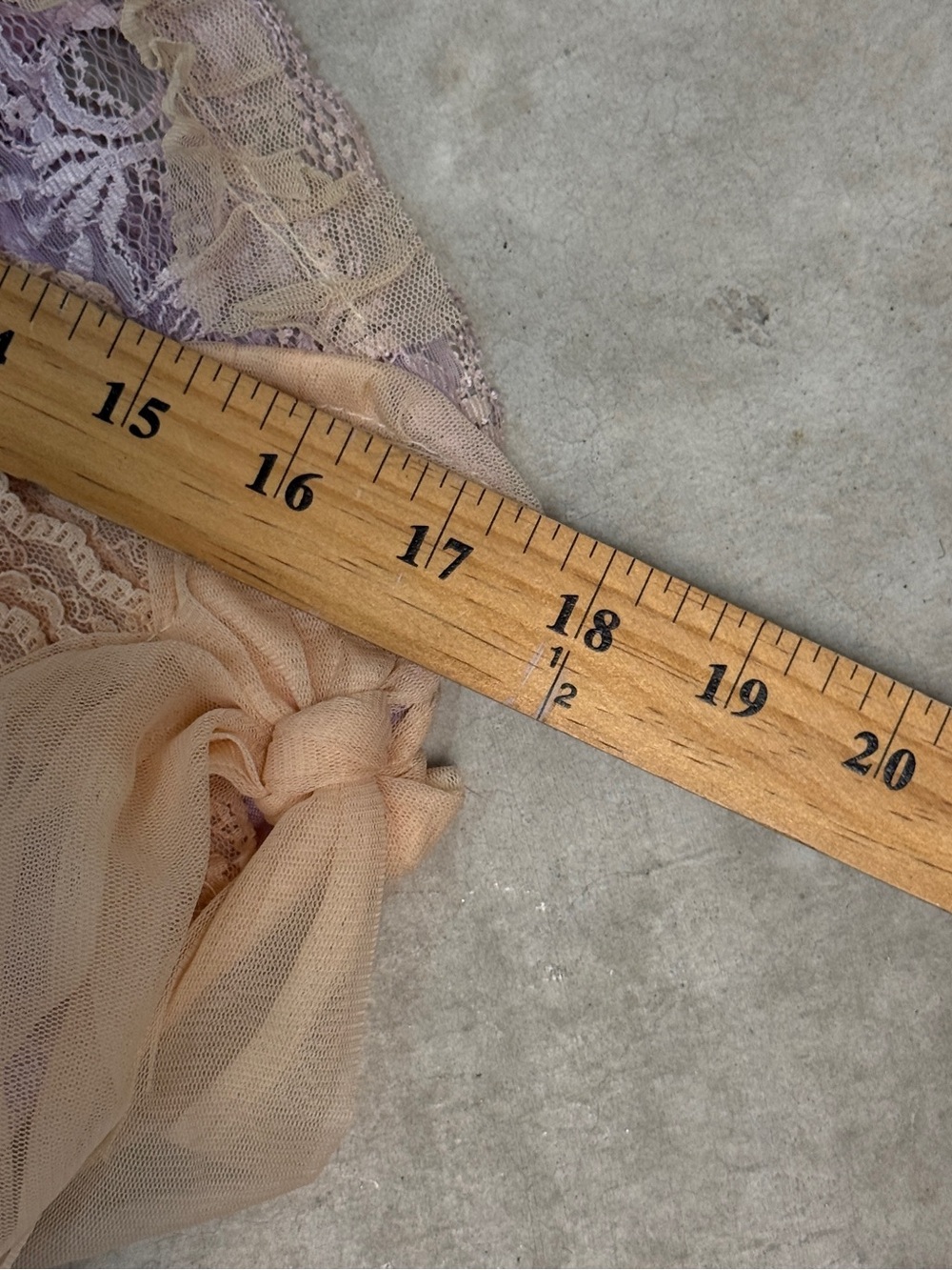Vintage Fairy Grunge Lace & Tulle Mixed Media Slip Dress — Size 6 - Picture 5 of 6